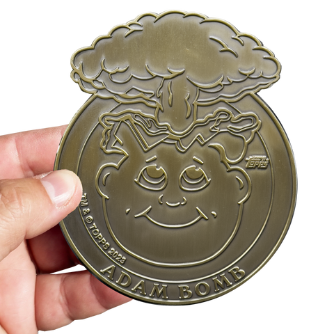 Bronze **HUGE** 4 inch Adam Bomb Challenge Coin limited to 15 pieces with individual serial number