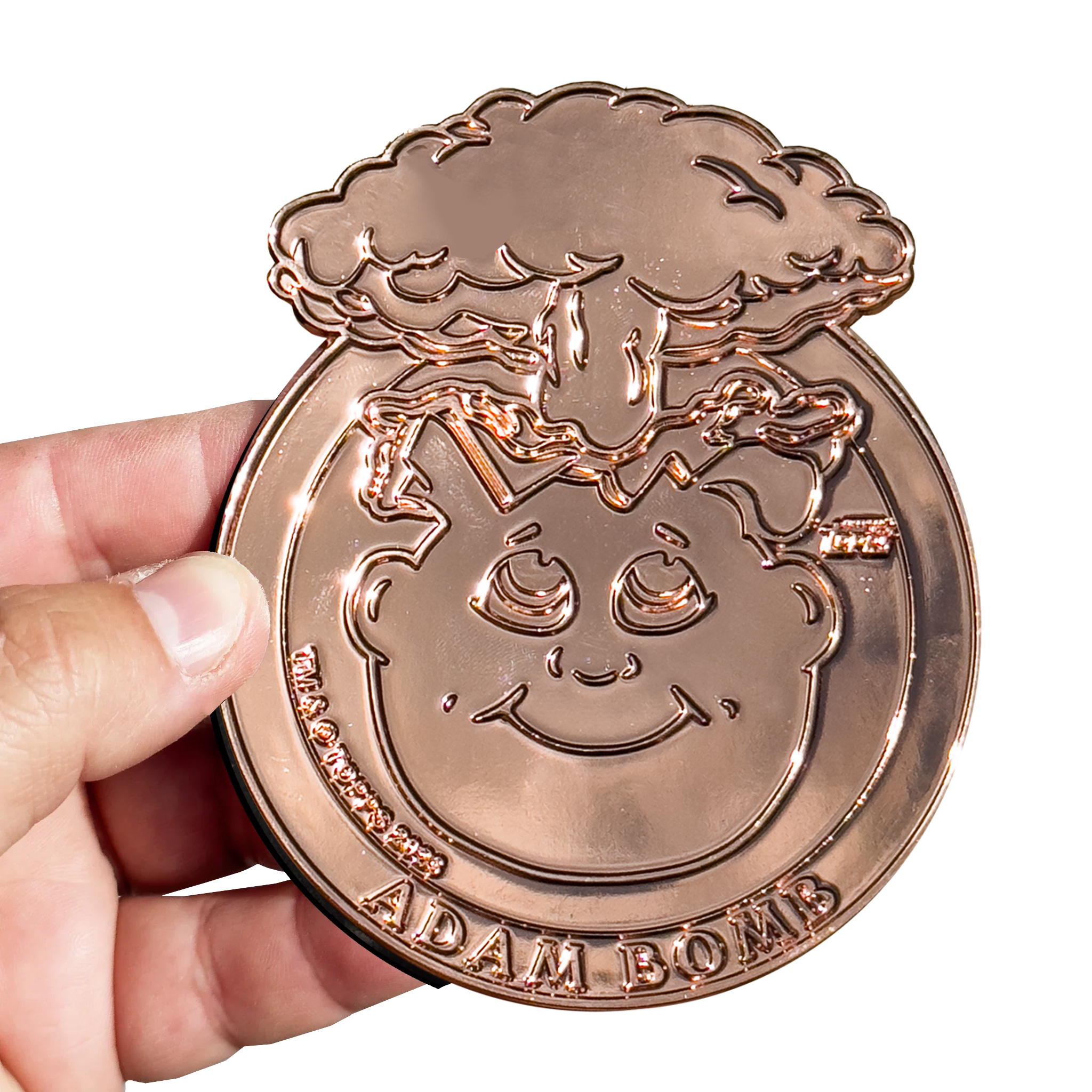 Copper "Adam Penny" **HUGE** 4 inch Adam Bomb Challenge Coin limited to 15 pieces with individual serial number