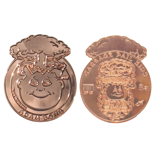 Copper "Adam Penny" **HUGE** 4 inch Adam Bomb Challenge Coin limited to 15 pieces with individual serial number