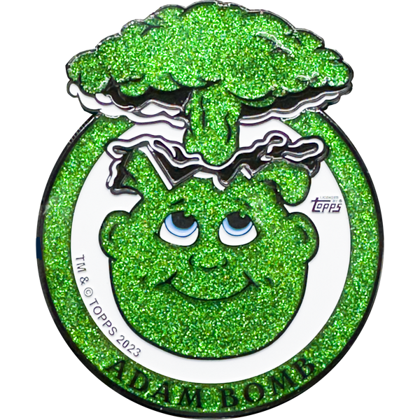 Snot Green Glitter **HUGE** 4 inch Adam Bomb Challenge Coin limited to 15 pieces with individual serial number (Copy)