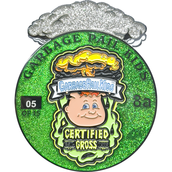 Snot Green Glitter **HUGE** 4 inch Adam Bomb Challenge Coin limited to 15 pieces with individual serial number (Copy)