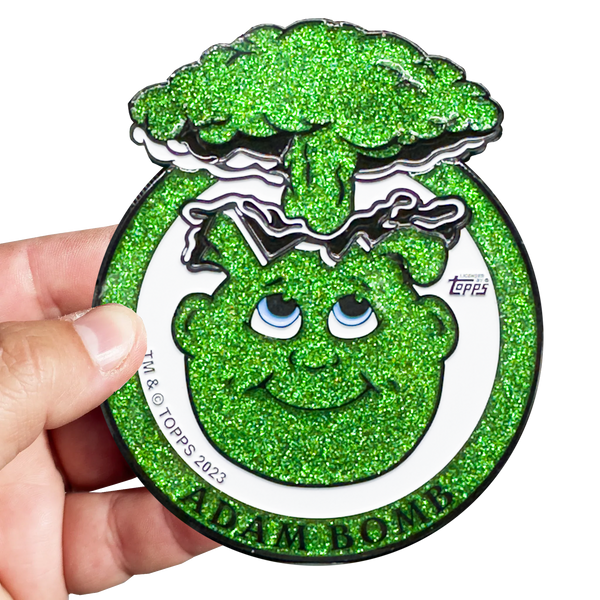 Snot Green Glitter **HUGE** 4 inch Adam Bomb Challenge Coin limited to 15 pieces with individual serial number (Copy)