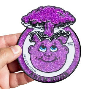 Purple Glitter **HUGE** 4 inch Adam Bomb Challenge Coin limited to 15 pieces with individual serial number